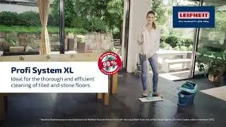 Комплект для уборки Leifheit Profi XL ведро 8л на роликах с прессом для отжима и швабра 42см