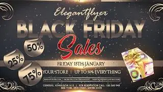 Black Friday Sales After Effects Template HD