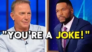Kevin Costner SHUTS DOWN Michael Strahan LIVE On Good Morning America After Heated Exchange