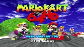 Mario Kart 64 HD Title Screen