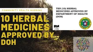 Ten (10) Herbal Medicines Approved by Department of Health (DOH) | CHN