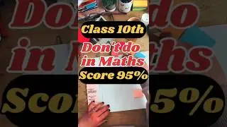 Why Students Lose Marks in Maths? 🤯 Top 5 Reasons/#ytshorts #class10