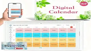 Цифровой настенный календарь с сенсорным экраном 15,6 дюйма, электронный календарь для семейного ...