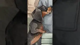 Watercolour Portrait Process Florian Gadsby #watercolorprocess #artaustralia #watercolorpainting