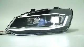 Тюнинг фары VW Поло седан
