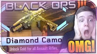 UNLOCKING DIAMOND CAMO REACTION! Black Ops 3 Diamond Assault Rifle Reaction (Road to Dark Matter)