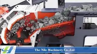 How does the mobile impact crushing plant work? 3D animation shows the whole process