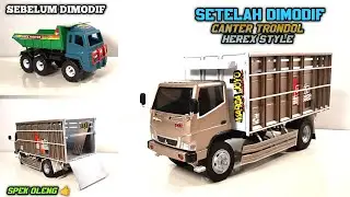 Modif truk plastik jadi CANTER HDX TRONDOL HEREX  Style 🤙