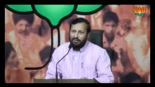 BJP Press: Hurriyat Leader recommending The Visa  of a Terrorist : Sh. Prakash Javadekar: 02.03.2012