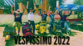 Vespissimo 2022, unterwegs mit dem Vespa Club Ulm (mit der eigentlich vorgesehenen Tonspur)