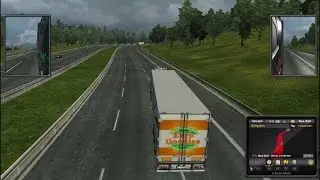 exporting yoghurt from erfurt to dresden @ euro truck simulator (gameplay)