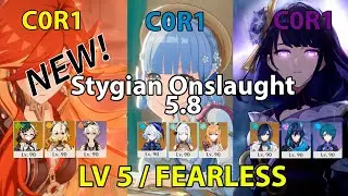 Stygian Onslaught Lv 5 Fearless 5.8 | C0 Mavuika, C0 Ayaka, C0 Raiden | NO Ineffa | Genshin Impact