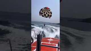 GOA PARASAILING #goa #parasailing #beach