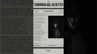 Tomorrow Will Be Better by Talya Sarah Tchaikovsky | Jazz | Film score #poem #music #books