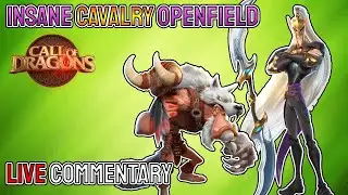 THE BEST CAVALRY ATTACK IVE WITNESSED! Open Field Commentary - #callofdragons