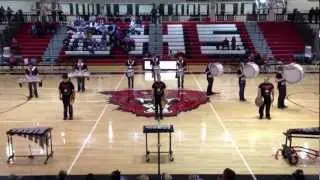 El Dorado High School Drumline Performance 02-26-13