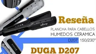 DUGA PLANCHA CERAMICA (para cabellos humedos) será mejor que babyliss??🤔🤔
