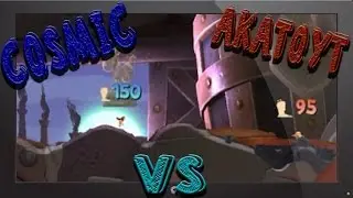 Worms Clan Wars - Cosmic960 vs. AkatoYT - GamesCom 2016