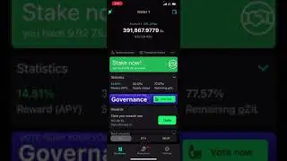 My 95th Day staking Zilliqa/ First Boulevard bank !/ Algorand !!