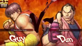 Ultra Street Fighter 4 Guy's Mini Bushin-Ryu Ninjutsu Combos!!