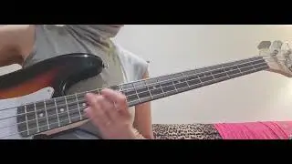 How fun  to play *IT'S  ALL  ABOUT THAT BASS 🎸🎶 bassline 👀😅 #music#bassline#how#cover 