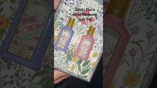 Gucci Flora Mini Perfume Gift Set 💜🩷 @gucci #luxury #beauty #gucci #gucciflora #mini #sephora