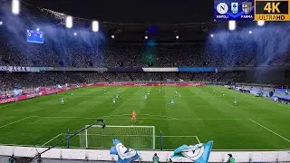 4K | PES 2026 Ultra Realism Graphic & Sound Mod | Napoli vs Parma - Serie A