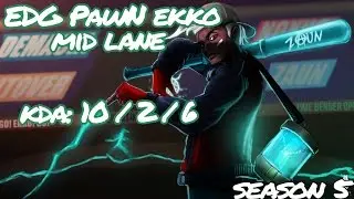 EDG PawN   Ekko vs Morgana   SKT T1 MaRin, KR LOLProReplays SoloQ Highlights