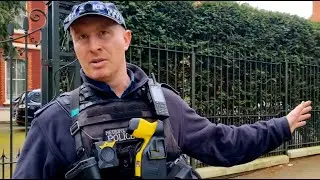 Israeli Embassy Security Want The Police To Do His Dirty Work & Fails #audit #metpolice #london