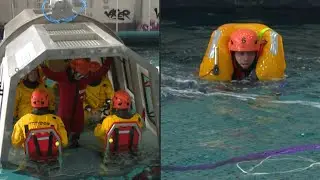 French skipper Cammas and his crew undergo survival training ahead of Jules Verne Trophy | AFP