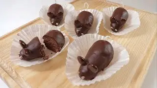 Ratoncitos de chocolate | Saludables | Veganos
