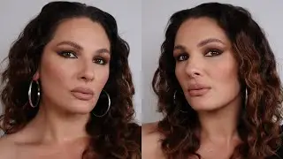 Dark Beauty Look Inspired by 90's Supermodel Makeup