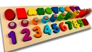 Learn Numbers, Shapes & Counting 1&ndash;10 | Preschool & Toddler Learning Toy Video