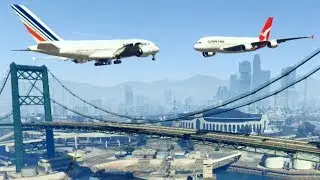 GTA 5 - Amazing\terrible PLANE CRASH Compilation #8 (This is GTA5 game)...
