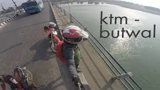 | ktm - butwal on a motorbike |