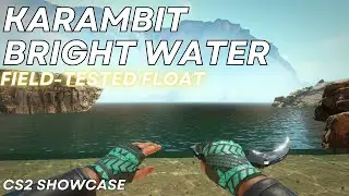 Karambit Bright Water (Field-Tested) | CS2 Skin Showcase #1484