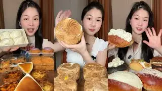 [ASMR] Dessert Mukbang Eating Creamy Cake | Mukbang Eating Show💗🍰🧁