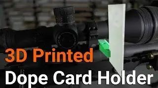 3D Printed Dope Card Holder