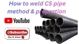 How to weld CS pipe || CS pipe me Welding Kise Krte hai || Initial to Infinity 