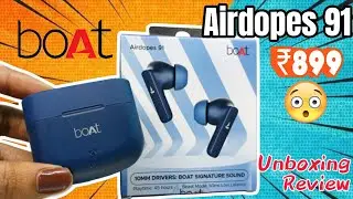 boAt Airdopes 91 Unboxing & Honest Review | Only ₹899 | Best TWS Under 1000🔥 Budget Freindly Earbuds