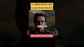 El mundo premia lo que Walter NO representa #breakingbad #walterwhite #psicolog&iacute;asocial #critica