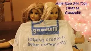 My American Girl Doll Finds at Goodwill!