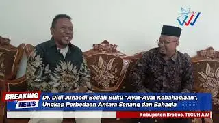 Dr. Didi Junaedi Bedah Buku &ldquo;Ayat-Ayat Kebahagiaan&rdquo;, Ungkap Perbedaan Antara Senang dan Bahagia