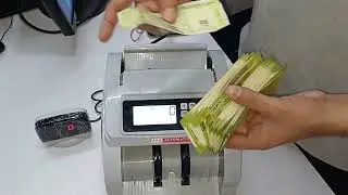 💸 Note Counting Machine With Fake Note Detector &ndash; Live Demo & Full Review! 💰@aksautomation