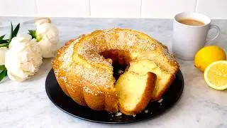 Soft Turkish Lemon Cake with Yogurt & Milk 🍋 Everyone Loved It!