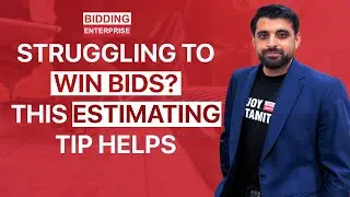 Struggling to Win Bids? This Estimating Tip Helps | Bidding Enterprise | #ConstructionEstimating