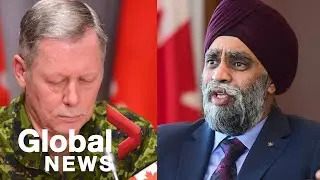 Accountability questions for Canadian Defence Minister Sajjan on Gen. Vance allegations