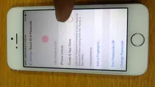 iPhone 5s fingerprint issue