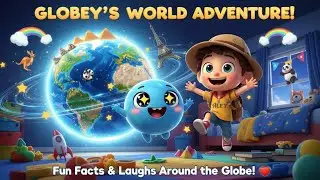 Globey's  Epic World Adventure! 🌍 Fun Facts & Laughs for Kids