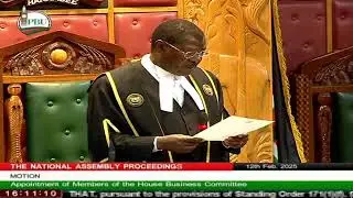LIVE: Speaker Wetangula Gives Directions On House Leadership Divide